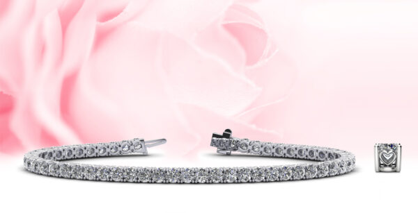 Sweetheart Diamond Tennis Bracelet